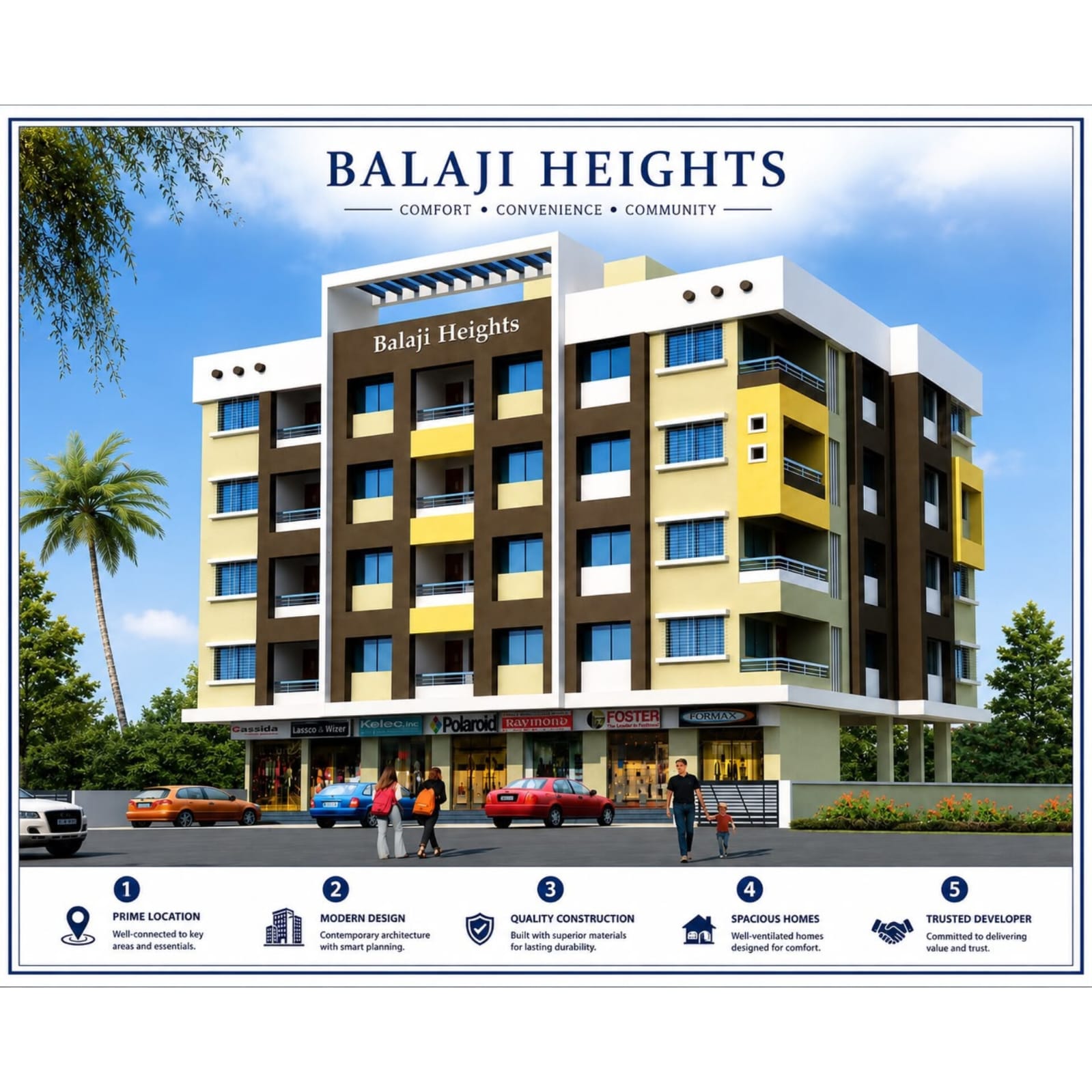Balaji Heights construction